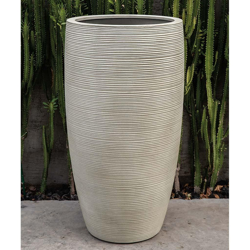 Campania International Glenmoore Planter in Ivory Lite