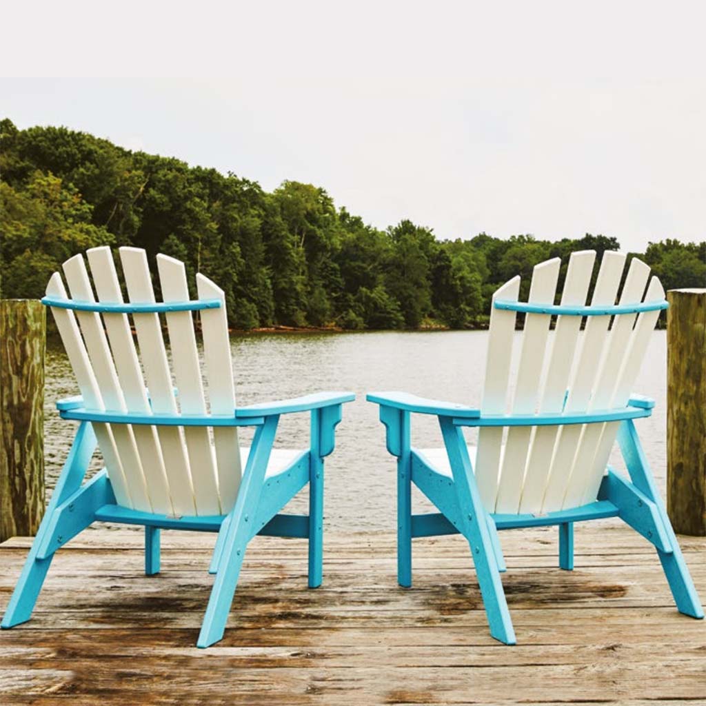 Coastal Collection by Breezesta. Sustainable Luxury Furniture made in the USA. Recycled from milk jugs into poly-lumber. Lifetime Residential Warranty