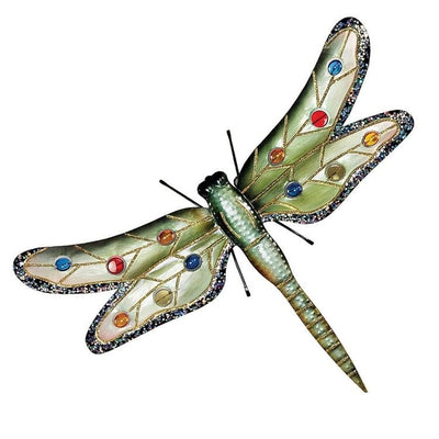 Oversized Dragonfly & Butterfly Metal Wall Sculptures Set by Design Toscano