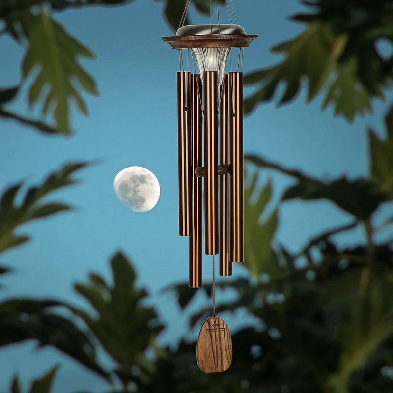 Moonlight Solar Wind Chime in Bronze by Woodstock Chimes