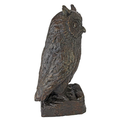 The Wise Owl Cast Bronze Garden Statue by Design Toscano