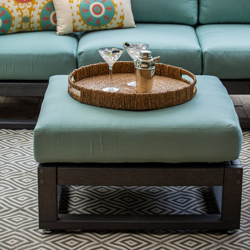 Palm Beach Square Ottoman Table by Breezesta