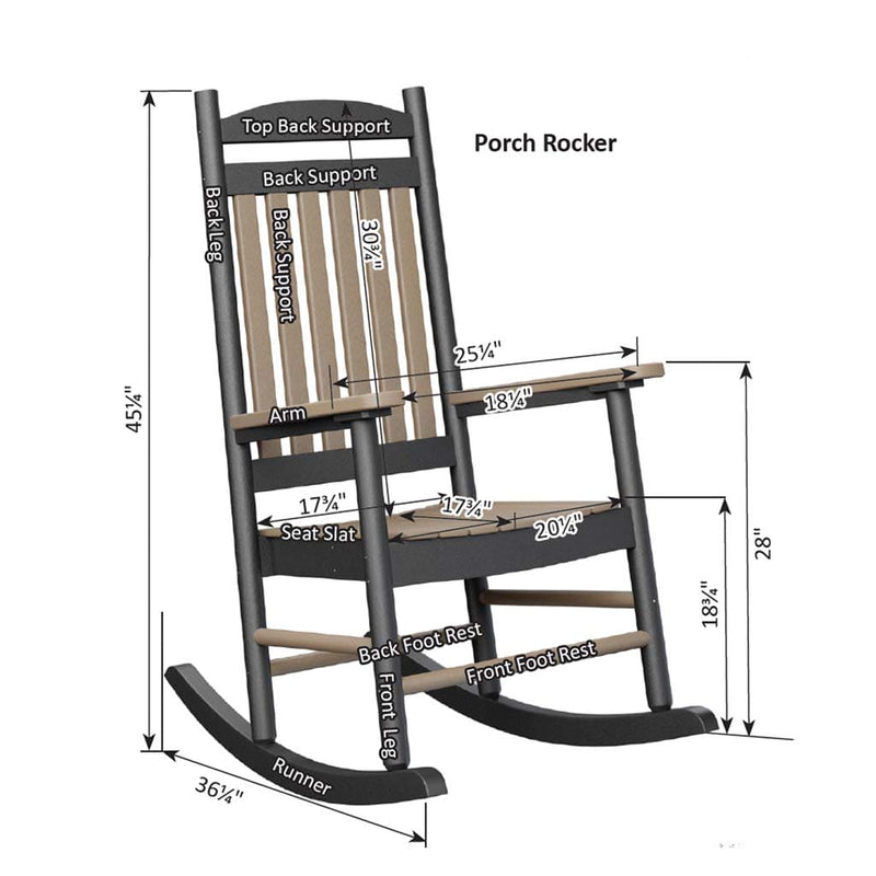 Porch Rocker by Berlin Gardens