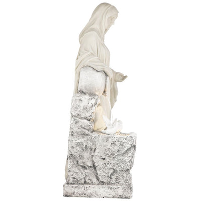 The Virgin of Lourdes Healing Waters Sculptural Fountain by Design Toscano