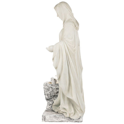 The Virgin of Lourdes Healing Waters Sculptural Fountain by Design Toscano