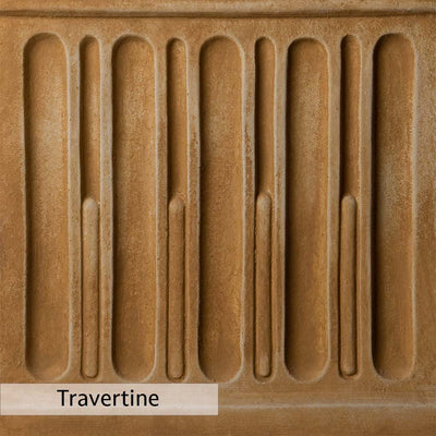 Travertine Patina for the Campania International Directoire Large Windowbox, soft yellows, oranges, and brown for an old-word garden.