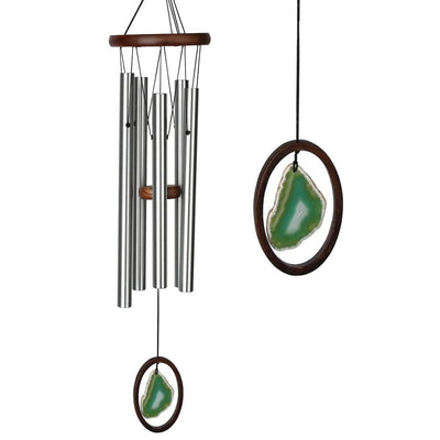 Agate Large Green Wind Chime by Woodstock Chimes