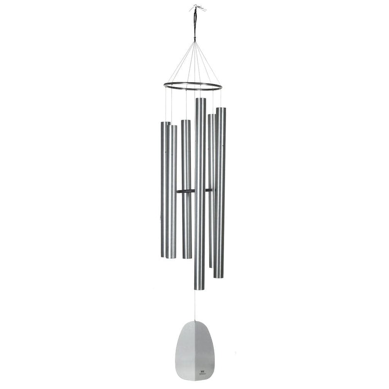 Windsinger Wind Chimes of King David in Silver by Woodstock Chimes