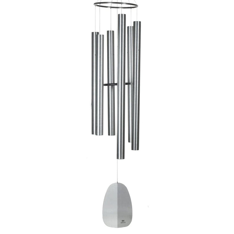 Windsinger Wind Chimes of King David in Silver by Woodstock Chimes