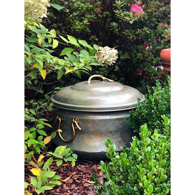 Hose pot with lid 