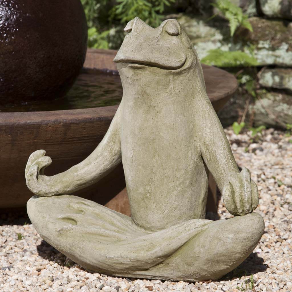 Concrete store Fairy Garden Frog Statue, Stone Frog Figurine Garden Sculpture, Cast Stone Frog Toad Figurine, Cement Toad Figure, Frog and Toad